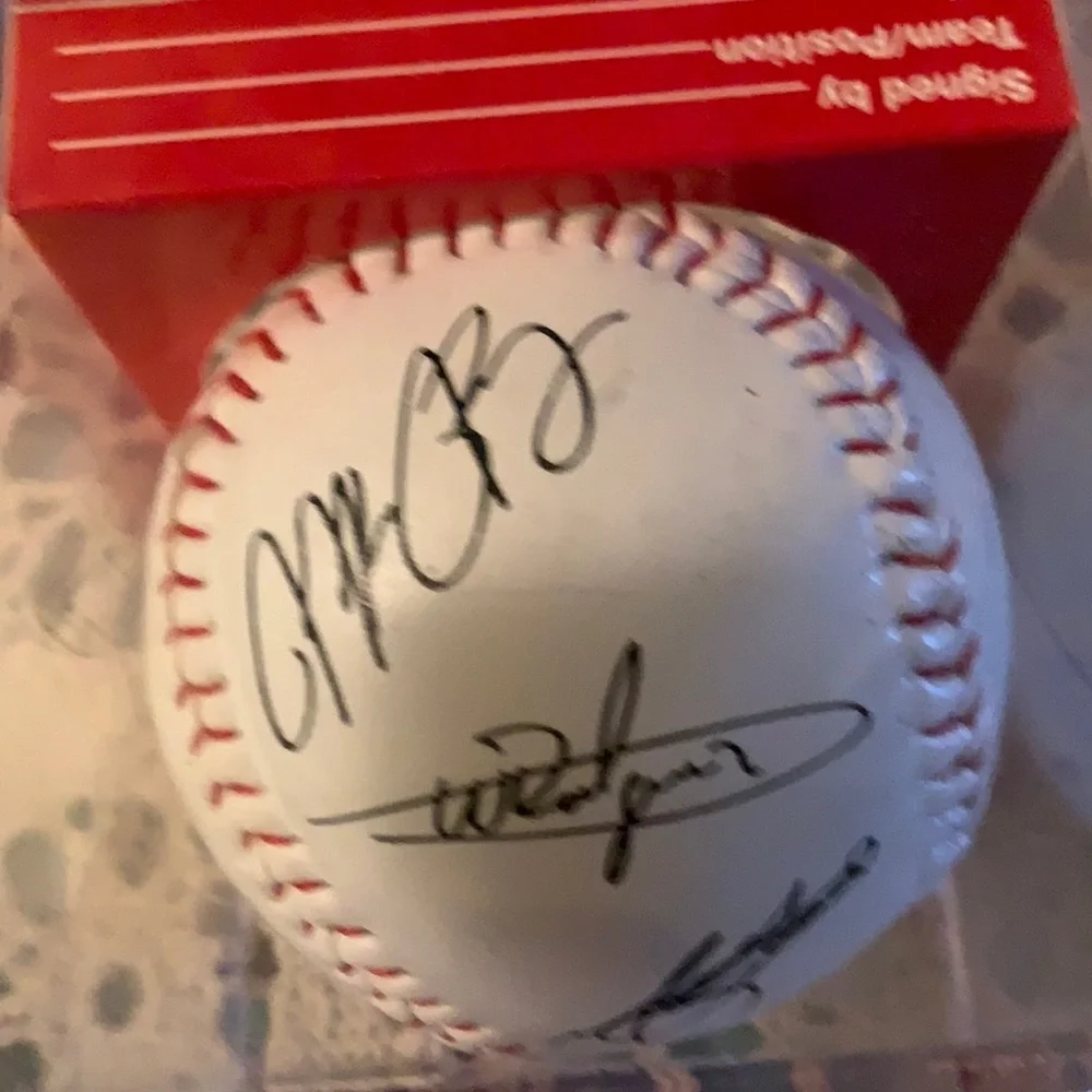 Digitally Autographed Team Baseball I don’t know anything about it team/year